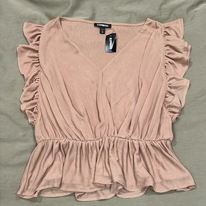 Express new with tags top, brown size XS